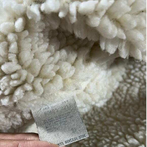 Levi’s 80’s Orange Tab Western Snap Sherpa Lined Denim Vest - Picture 7 of 8